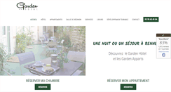 Desktop Screenshot of hotel-garden.fr